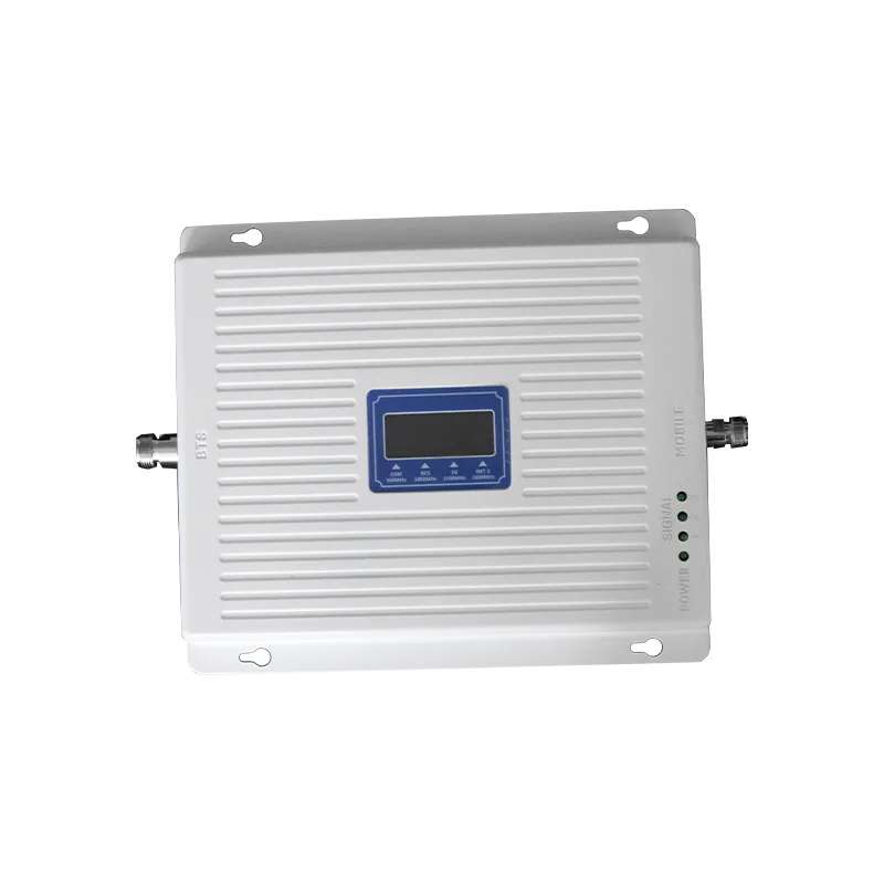  4G Signal Booster Jinrui Amp Quad Band 900 1800 2100 2600 Repetidor Cell Antenna