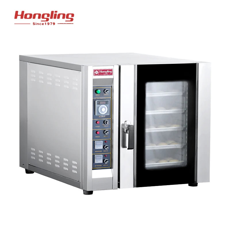 Hot Sale Hot Air Convection Bread Cake Pastry Oven 5 Trays Commercial Gas Convection Oven