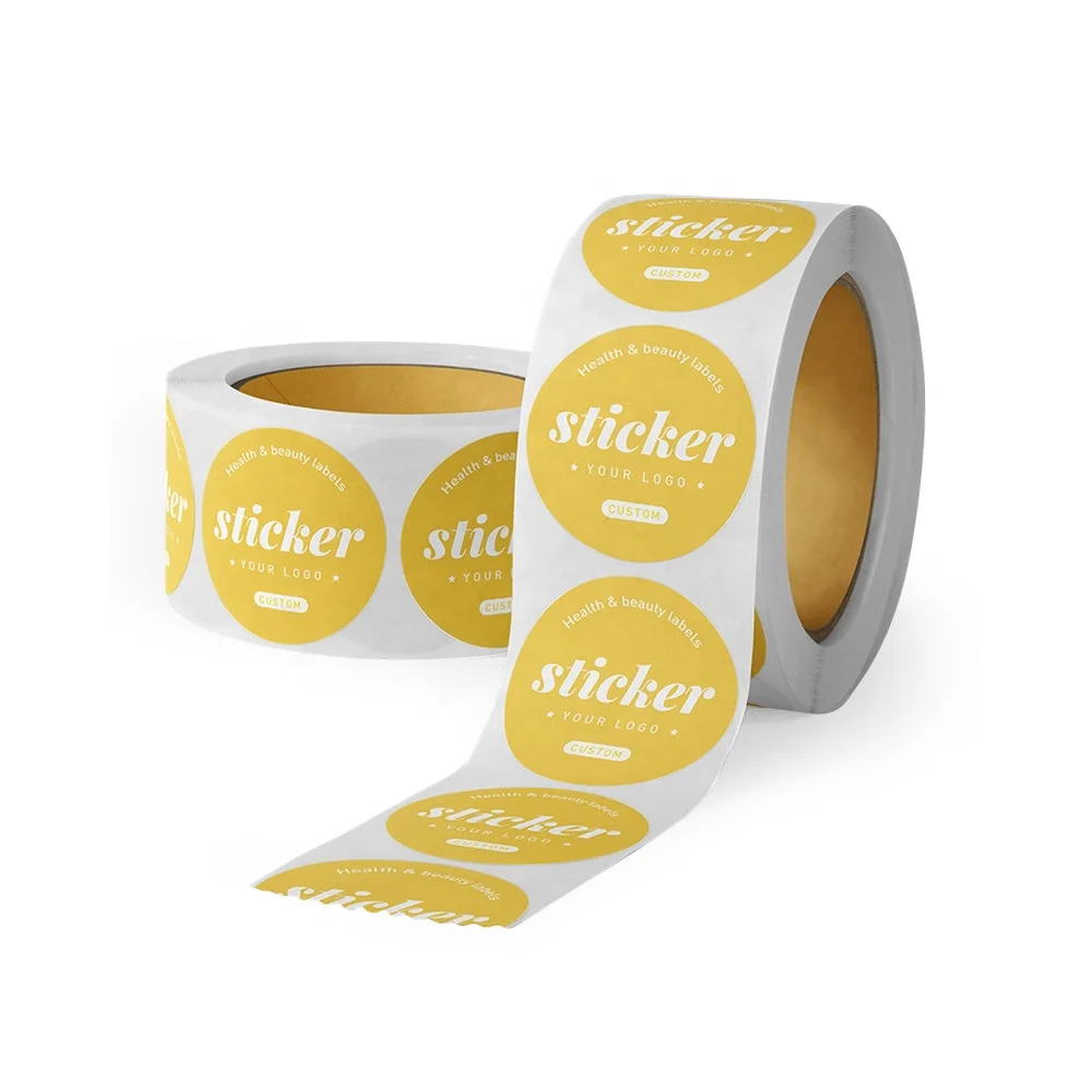 Customized Self Adhesive Waterproof Garment Bottle Clothing BOPP PP PVC PE Plastic Roll Sticker Label Printing