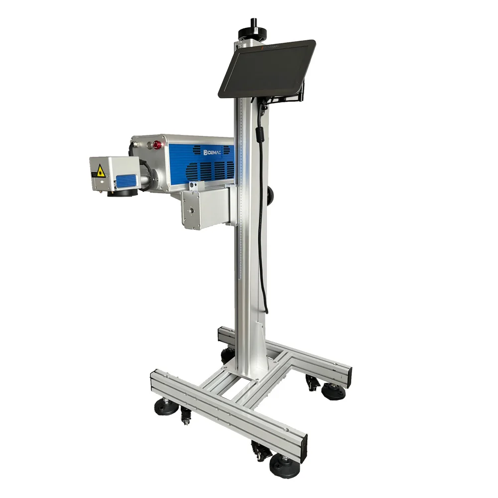 DEMAC DM-30 CO2 Laser Printers Date Printing Machines Laser Marking Machines for Plastic Bottle and Paper Box