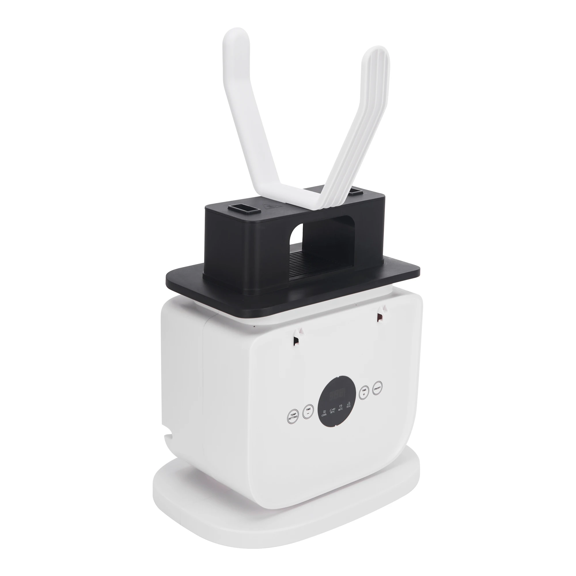 Fast speed hot air electric drying and iron steaming portable stand trousers shoes clothes dryer