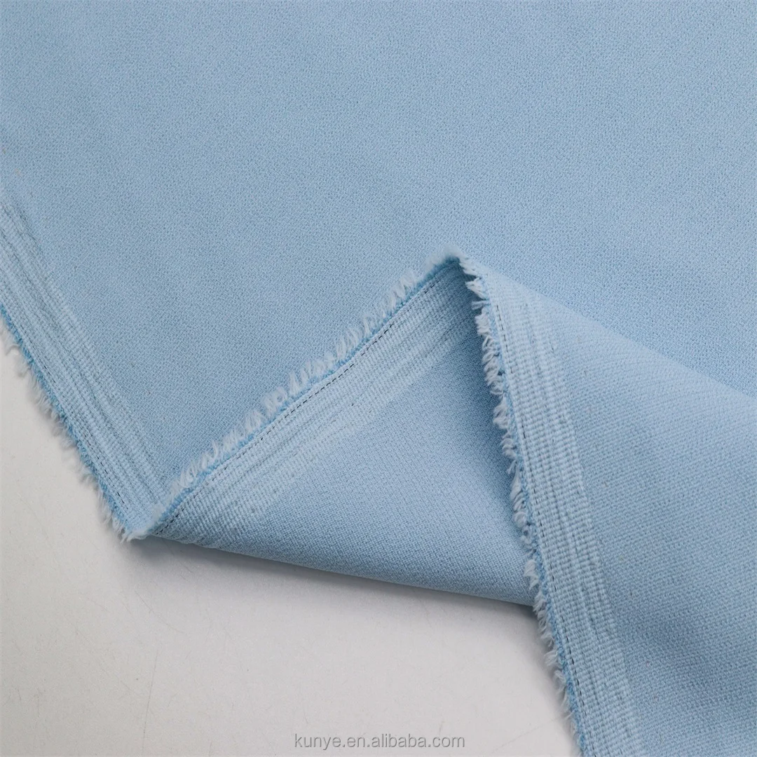 KUNYE thick winter coat soft crossover NAIA cellulose acetate fabric for suits