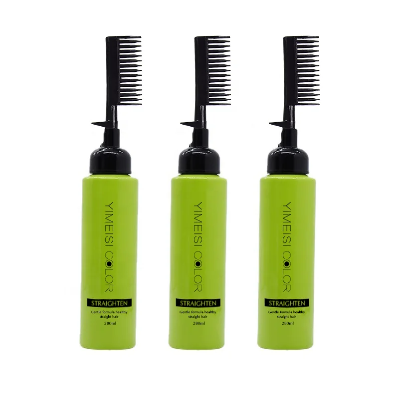 Hot Sale Best Hair Straightening Lotion With Comb Private Label Hair Relaxer Cream