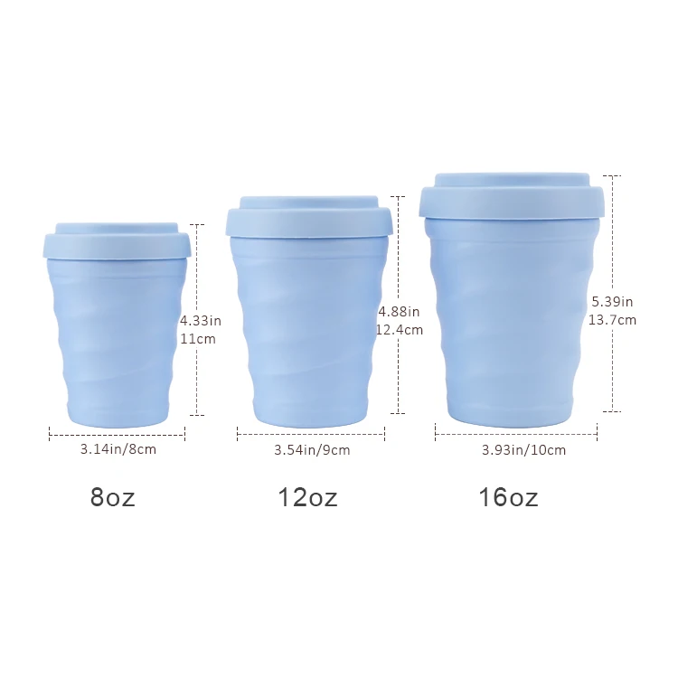 Silicone Collapsible Cup Foldable Drinking Coffee For Travel and Home