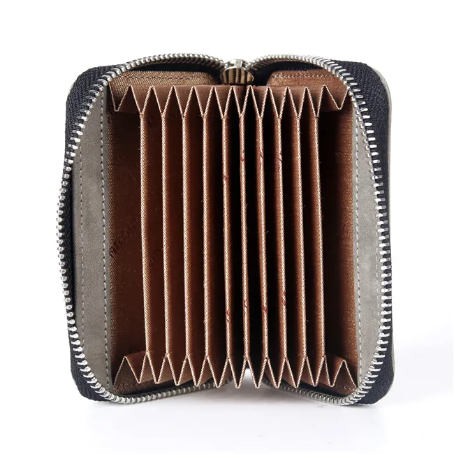 
Fashion organ style credit card holder men card wallet business card 