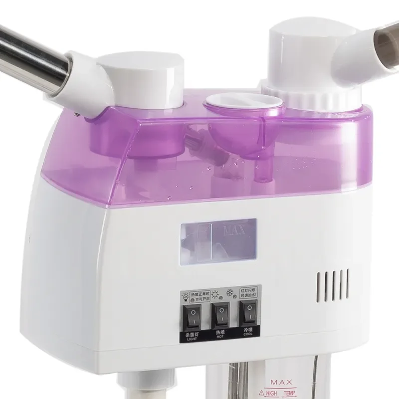 Facial Vaporizer With Portable Ozone Personal 2 in 1 Hot And Cool Facial Steamer For Salon