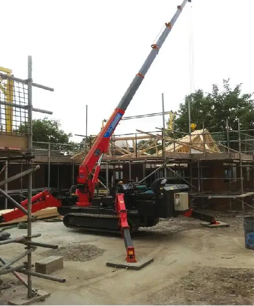 Price of remote control spider crane mini spider crane lifting