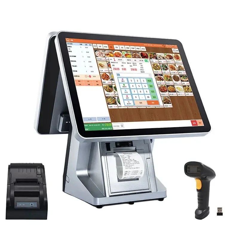 Touch Screen Android Desktop Pos Systems All In One Cash Register Machine Epo Terminal