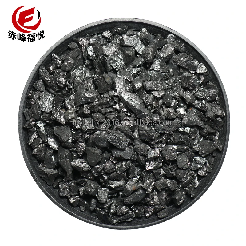 Инъекционный уголь FC.80 % 0-4 мм кальцинированный антрацит для