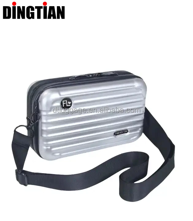 Luggage Mini Cosmetic Case Women Beauty Makeup Hard Shell Storage Bag Organizer Travel Case Carrying Suitcase