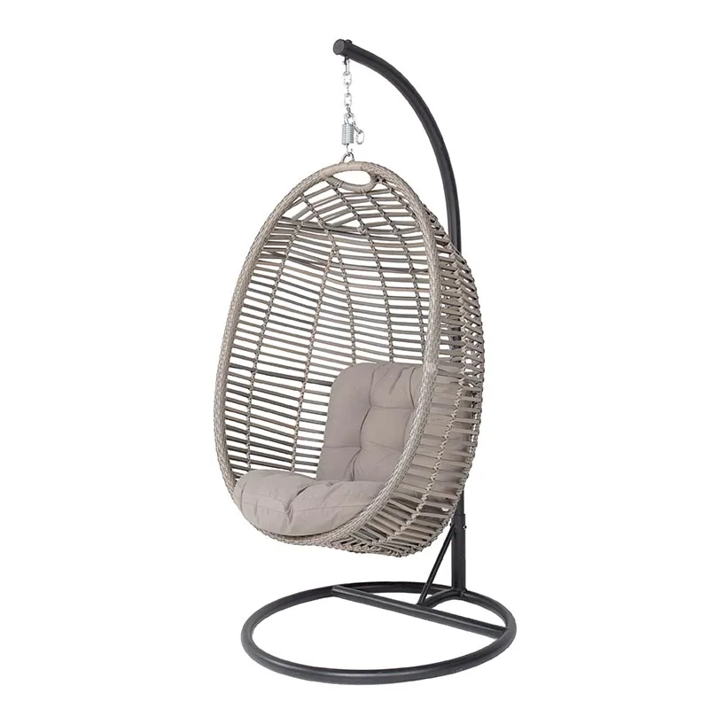 Modern Outdoor Patio Swing Chair two seat patio swing wicker swing chair China factory wholesale Hanging chair hanging basket