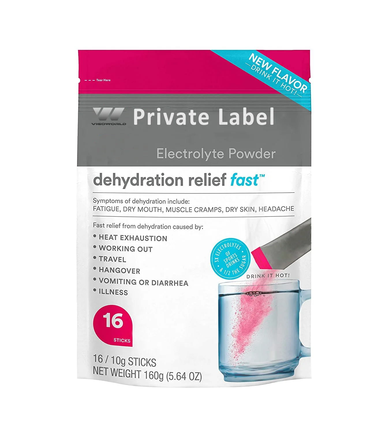 Energy supplement Sport Supplement Electrolyte Powder With Immunity Support And Rapid Hydration For Workout Sweating And Illness