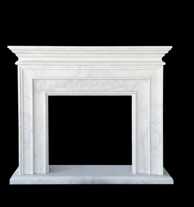 Natural italian marble fireplace stone mantel surround marble french fireplace calacatta viola marble fireplace