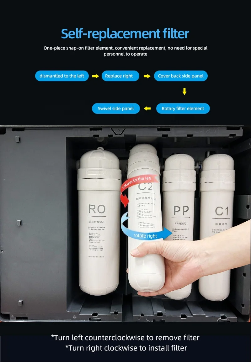 500G Large Flow Rate RO Water Filter Purifier OEM Commercial Ro Water Purifier Under sink water filter