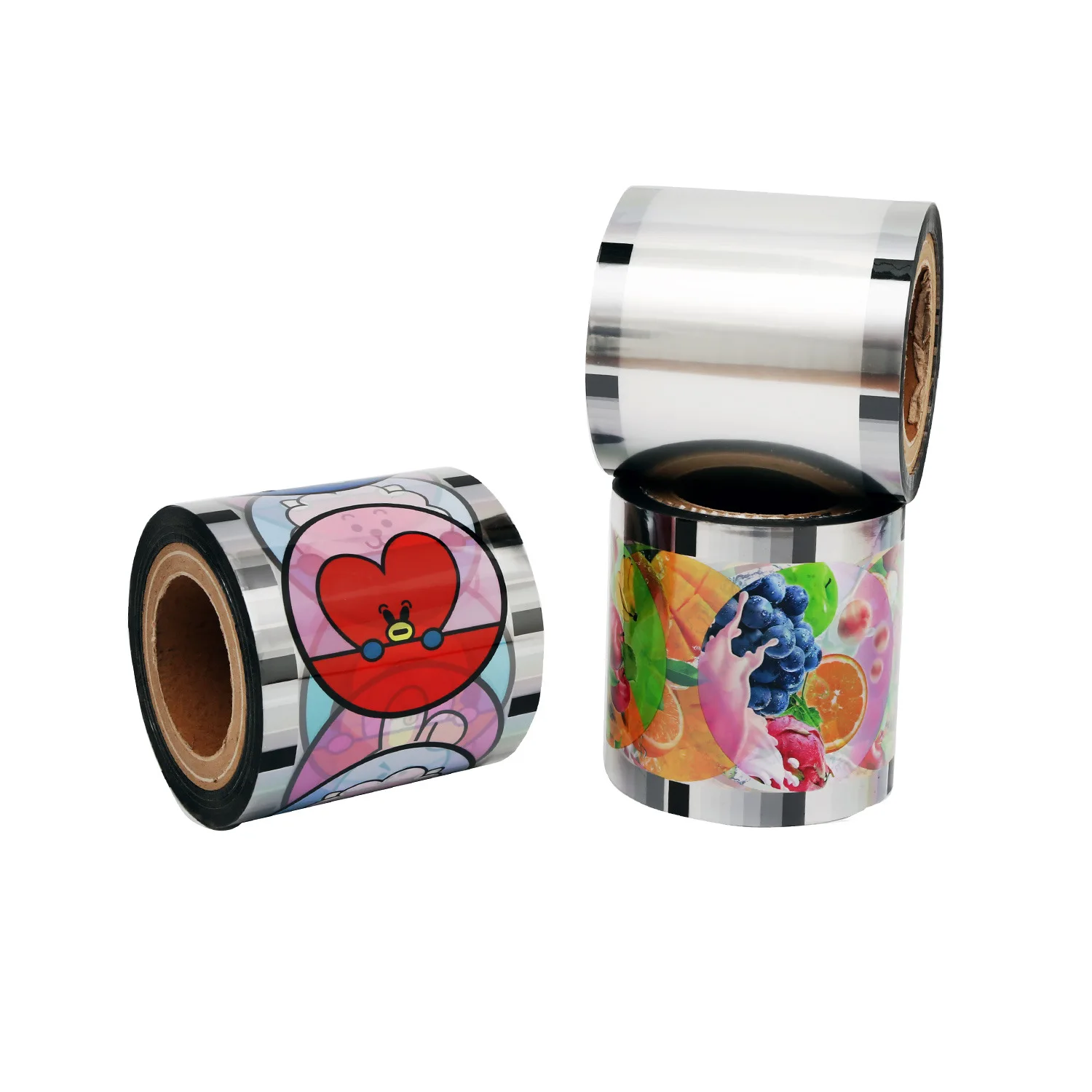 OEM High Quality PET/BOPP Custom printed laminated Aluminum snack food plastic film roll