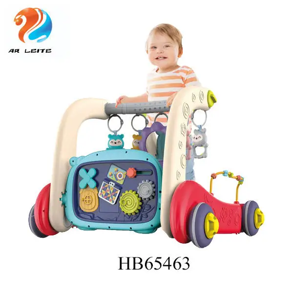 New Arrival 3 in 1 Musical Baby Activity Toys Plastic Walker With Keyboard  Kids Educational Toys for Learning Baby Push Walker