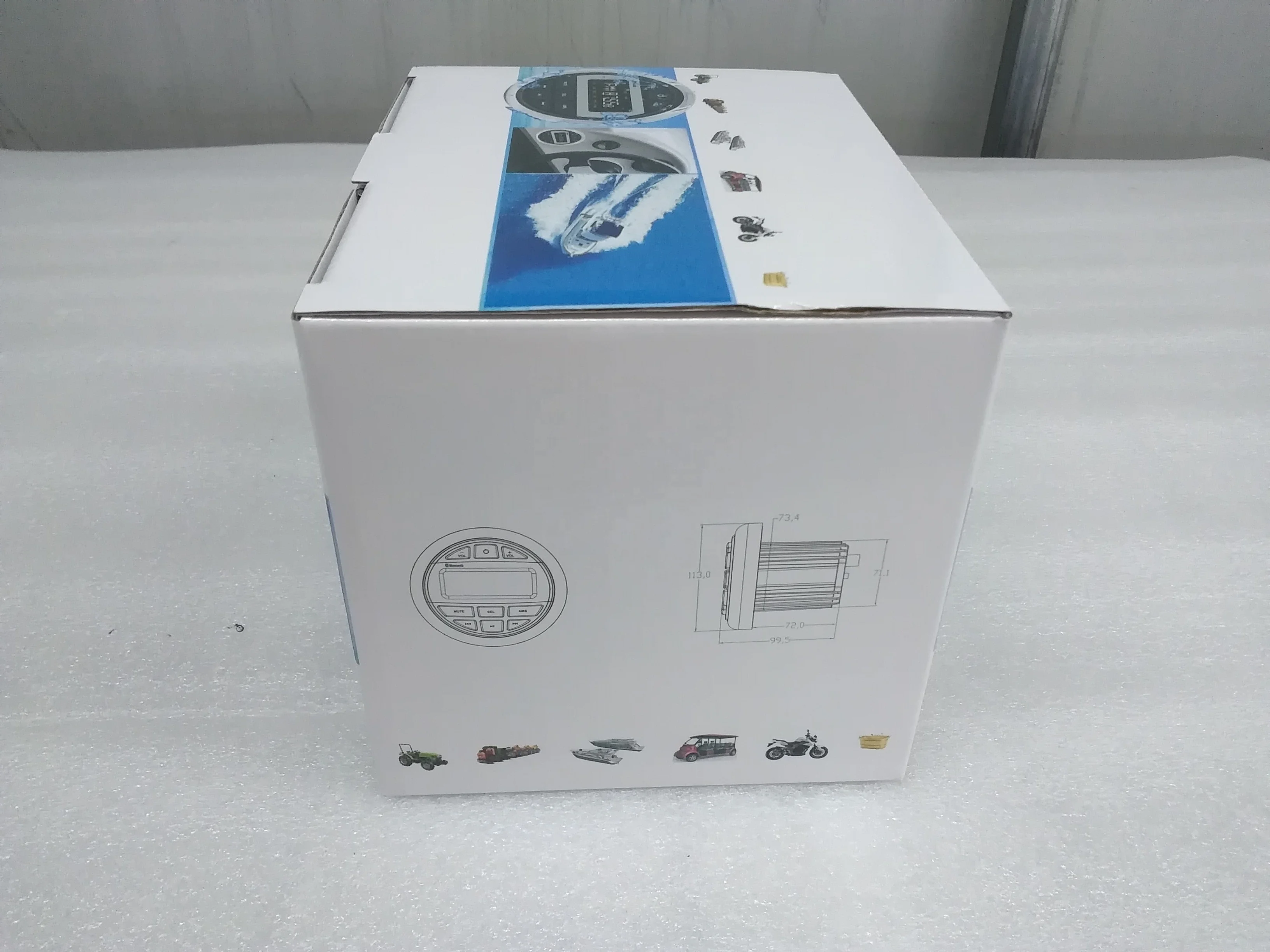  Розничная продажа Водонепроницаемый морской Bluetooth стерео радиоприемник для лодки цифровой медиа аудио FM AM mp3-плеер USB ATV UTV спа мотоцикла