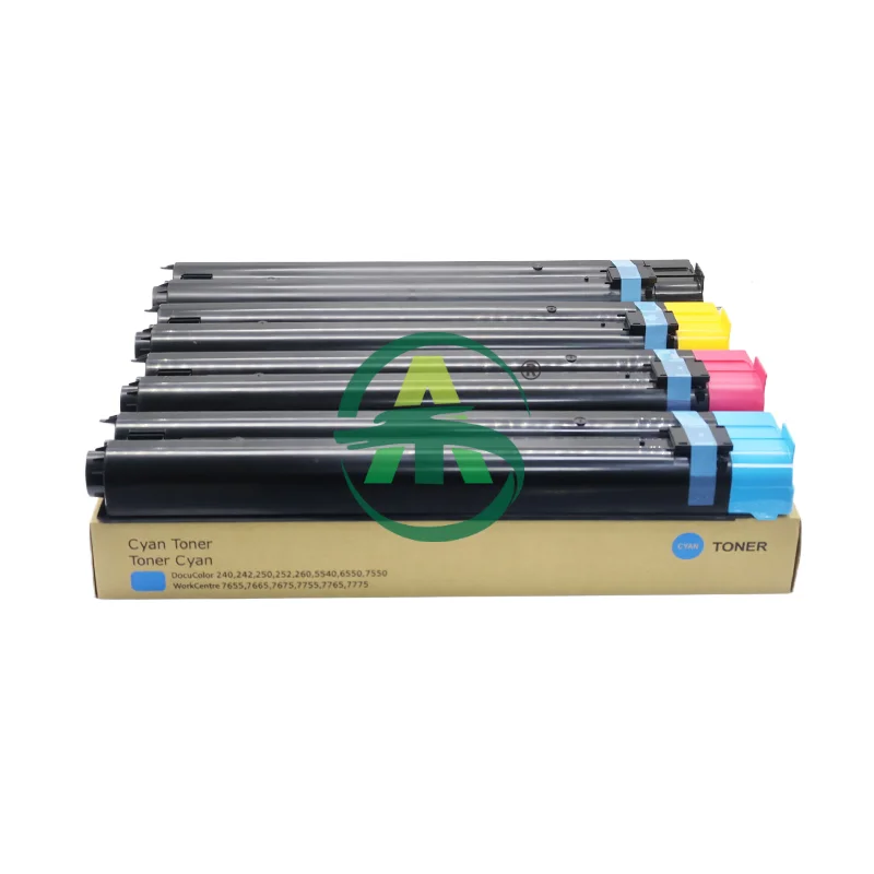CMYK Compatible Toner Cartridge For Xerox DocuColor 240 242 250 252 260  for WorkCentre7655 7665 7675 7755 7765 7775