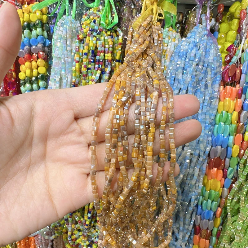Wholesale Loose 2mm Glass Crystal Beads High-Quality DIY Beads For Necklace Bracelet Jewelry Making
