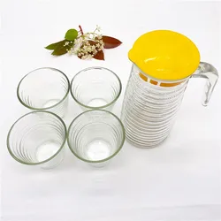factory Outletfactory Outlet ware Water set with 1 glass jug and 4 glasses  Milk jug milk cup