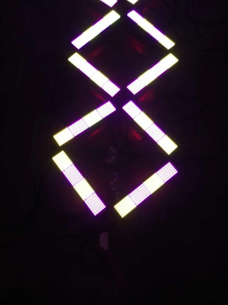 Intense Single Pod Blinder and Floodlight 308*SMD 5050 RGB 4 segments Symphony Thunder Strobe  LED Flash Exposure Light