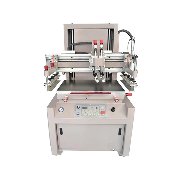 Vertical Flatbed Vacuum Table Silk Screen Printing Machine 4060