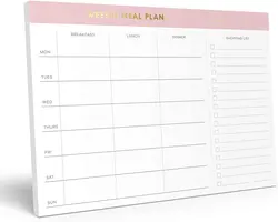 Wholesales 2022 A4 A5 Paper Luxury Custom Printed Logo Journal Memo Pads Daily Planner Weekly Tear Off To Do List Notepads