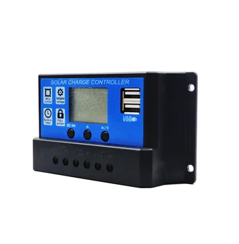 Hot Sales PWM 10A 20A 30A Solar Charge Controller Battery 12v 24v Solar  Charge Controller