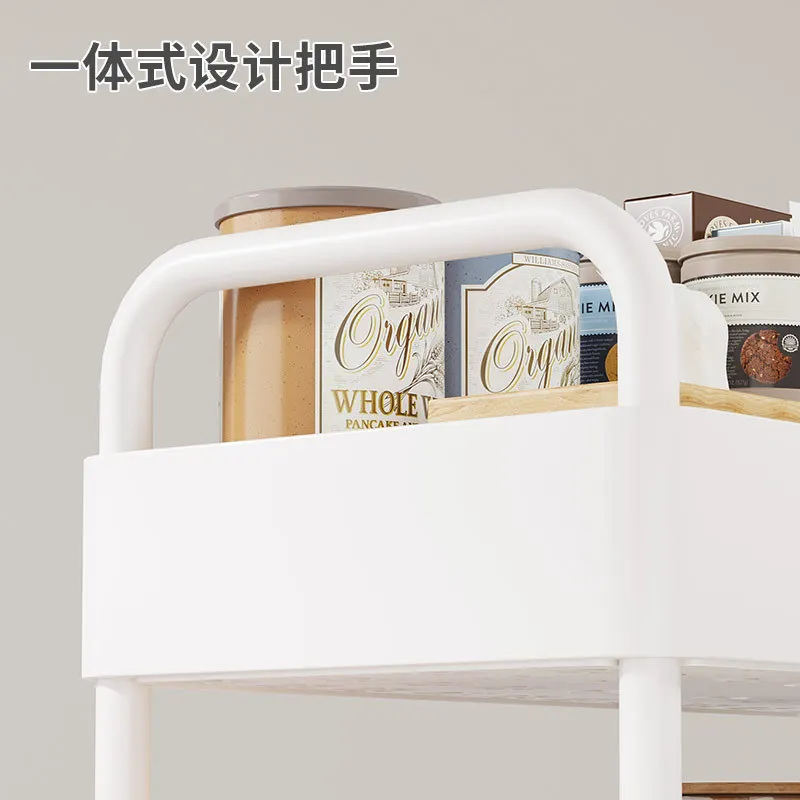 Wholesale Movable portable shelf multi-level kitchen floor mobile vegetable basket Kitchen supplies display hollow tray