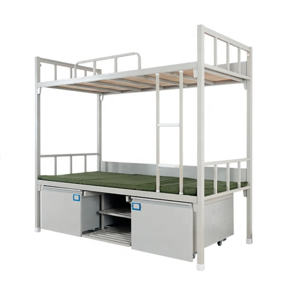 Metal bunk bed mattress strong bed for adult double bed