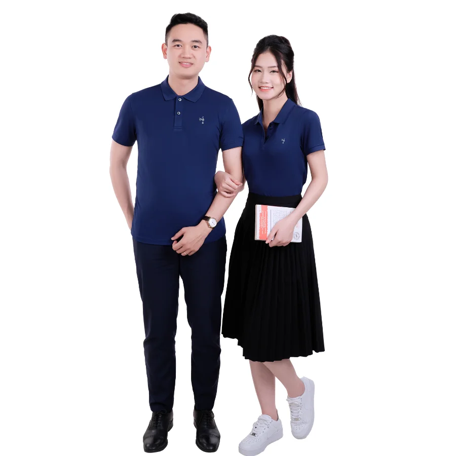 Best Selling Custom Polo Shirt Many Color Fashionable OEM Service Plastic Bag Packaging Made In Vietnam Factory