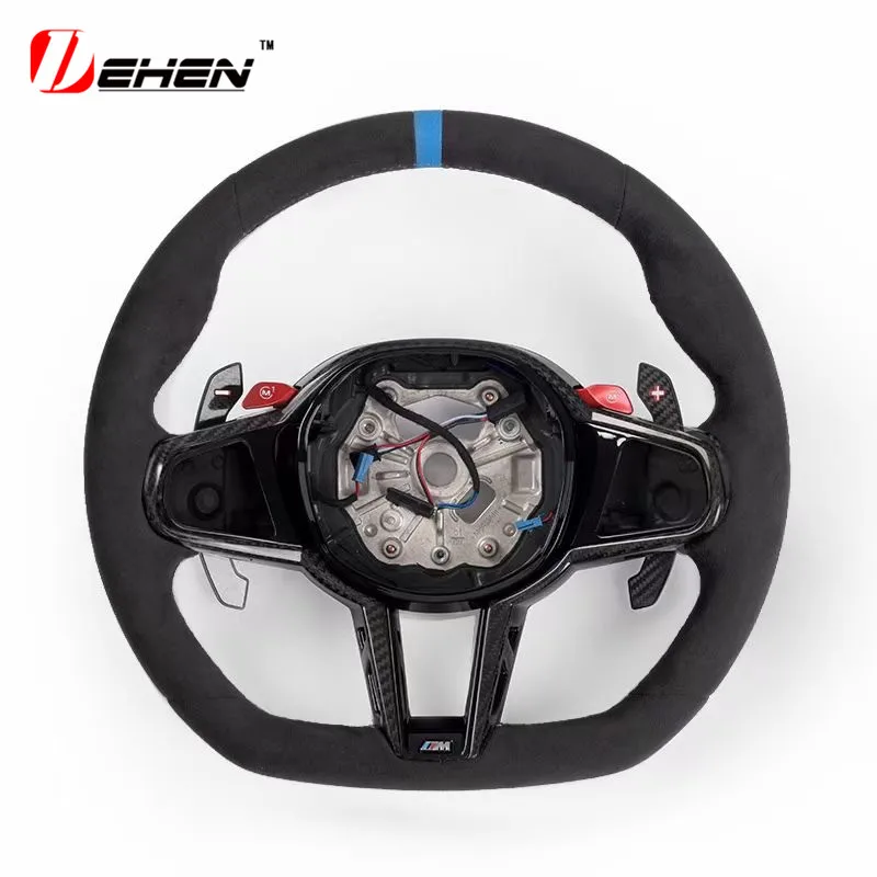 Carbon Fiber Steering Wheel For BMW M2 M3 M4 M340i G26 G80 G82 G87 Old Upgrade New 2025 M4 Customized 2019-2023