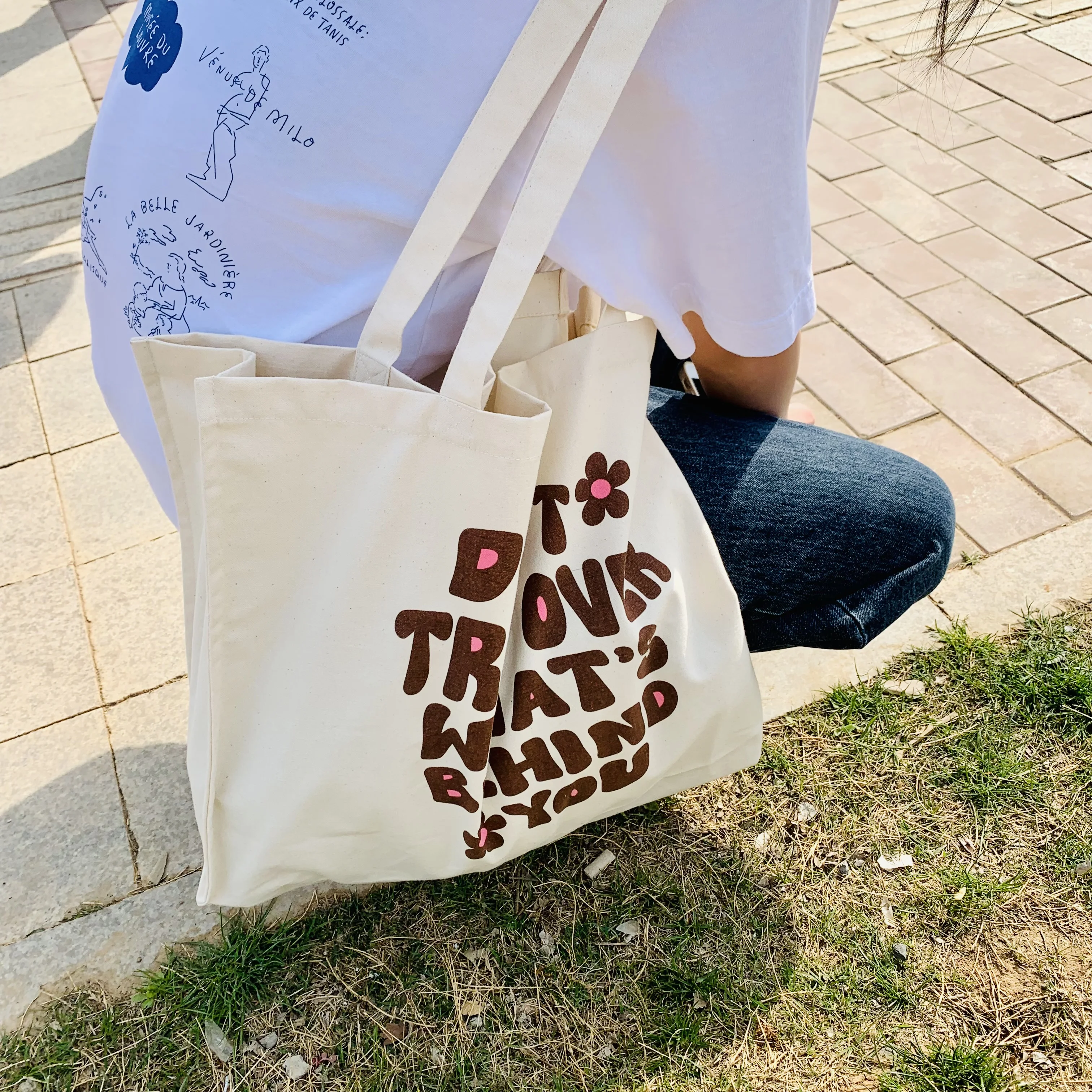 Wholesale Custom Print Logo Cheap Shopping Bags Plain White Blank Cotton Canvas Tote Bag