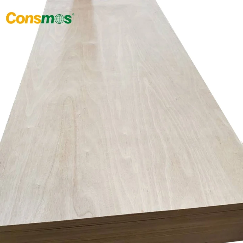 1220*2440mm 18mm 25mm Okoume Bintangor Poplar Birch Pine Hardwood Commercial Plywood