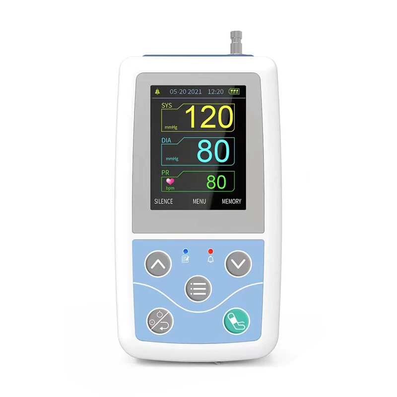 CONTEC ABPM50 непрерывный 24 часа Амбулаторный Монитор артериального давления цифровой наручный Монитор артериального давления