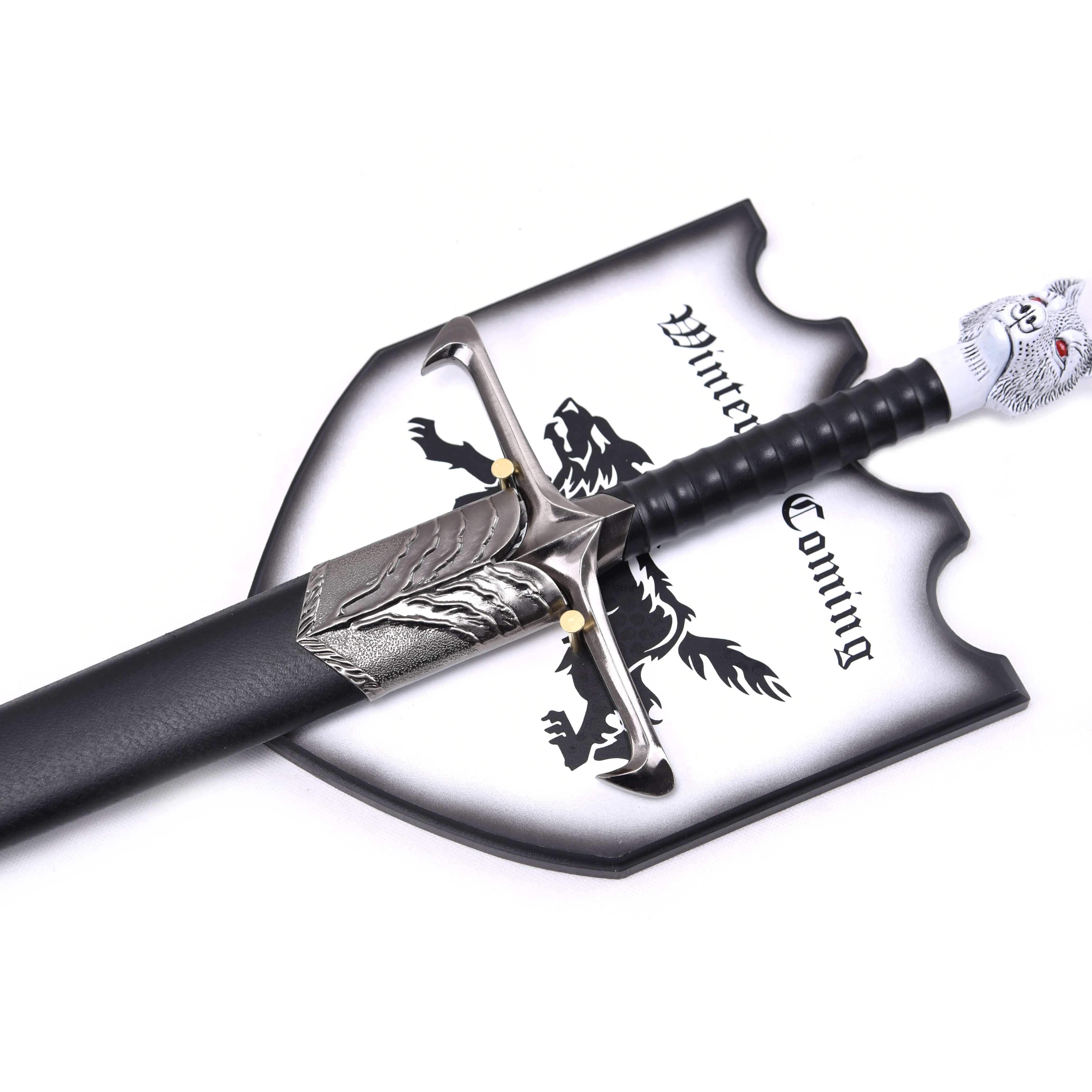 Hot Sales GOT Movie Sword Snow Western Sword Etched Blade Surface for Collection