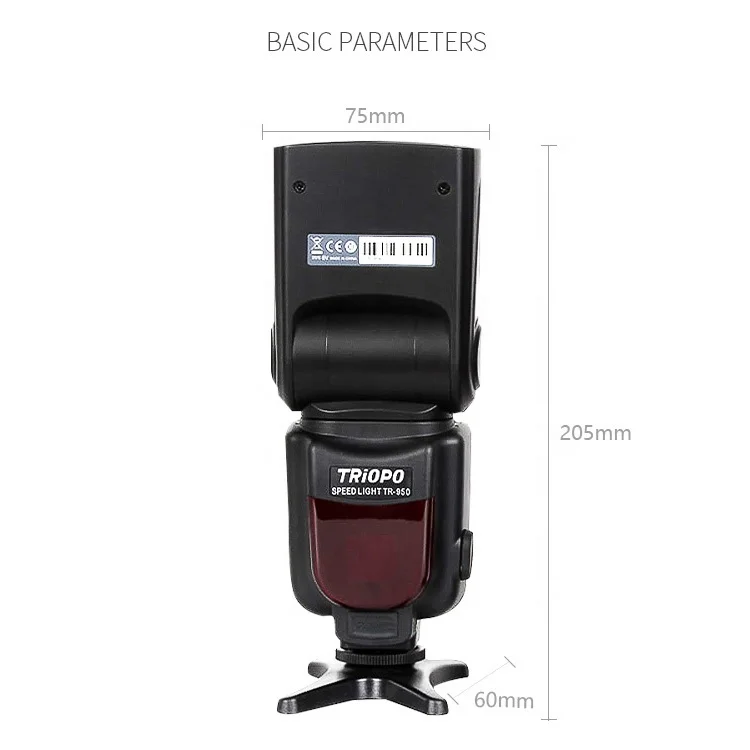 TRiOPO TR-950 camera speedlite flash light for Canon Nikon Panasonic Lumix Olympus Pentax Fujifilm etc Cameras