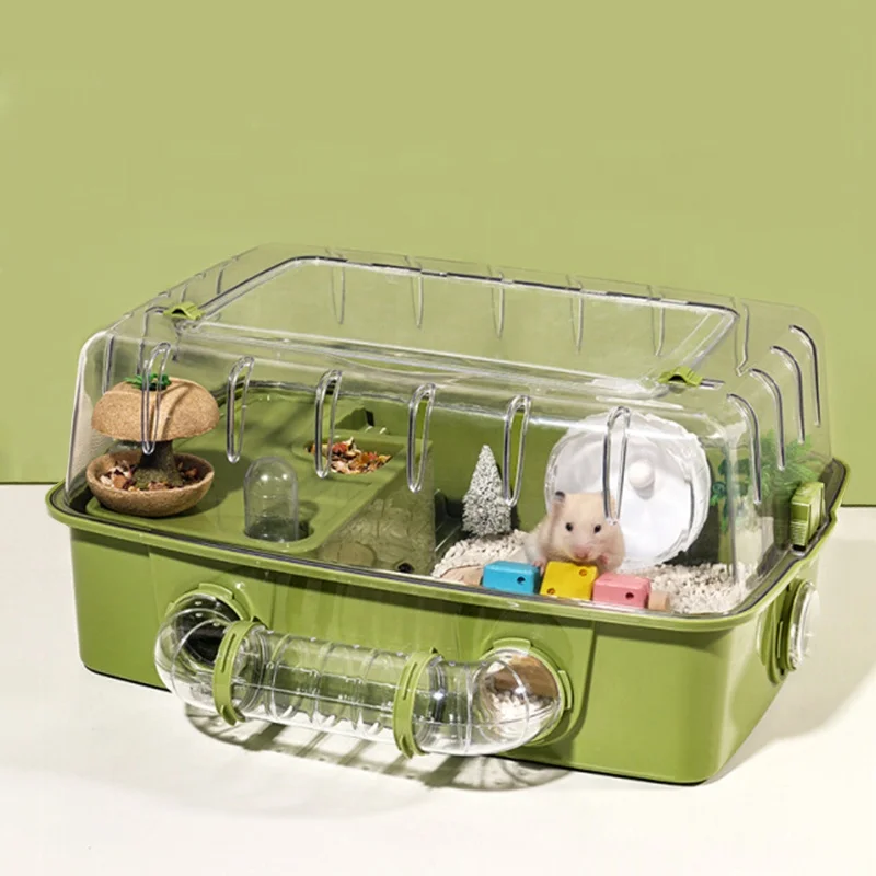 Small Animals House Tube Tunnel Hamster Wheel Playing Diy Large Clear Acrylic Rodent Gerbil Hamster Tunnel Cage And Habitats