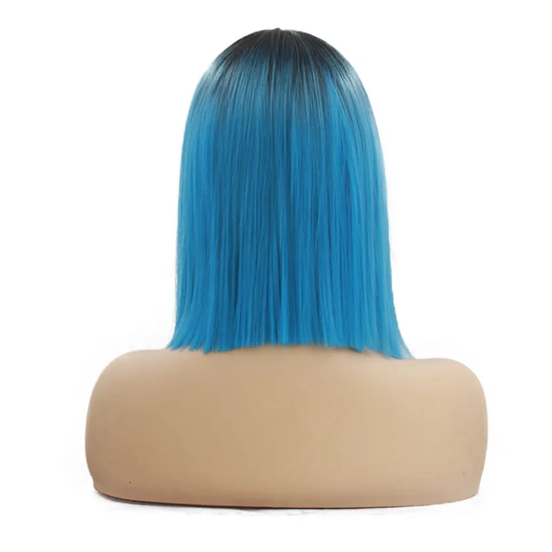 14 inch female synthetic swiss lace wig, excellent super quality cheap hair synthetic wig supplies