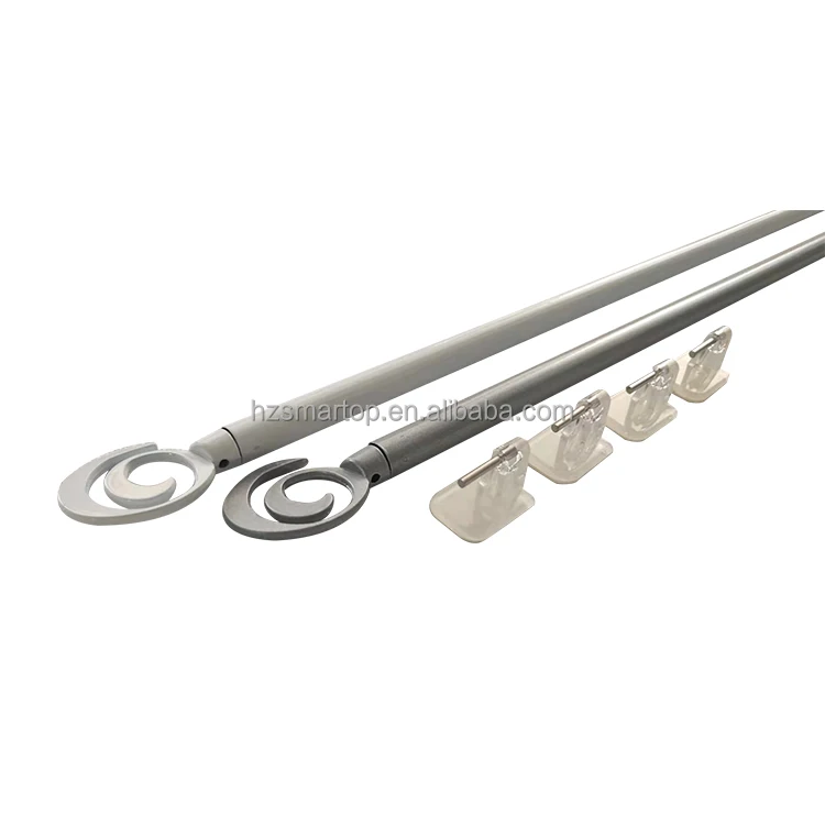 Wholesale Modern High Quality Metal Curtain Pole Bathroom Curtain Rod