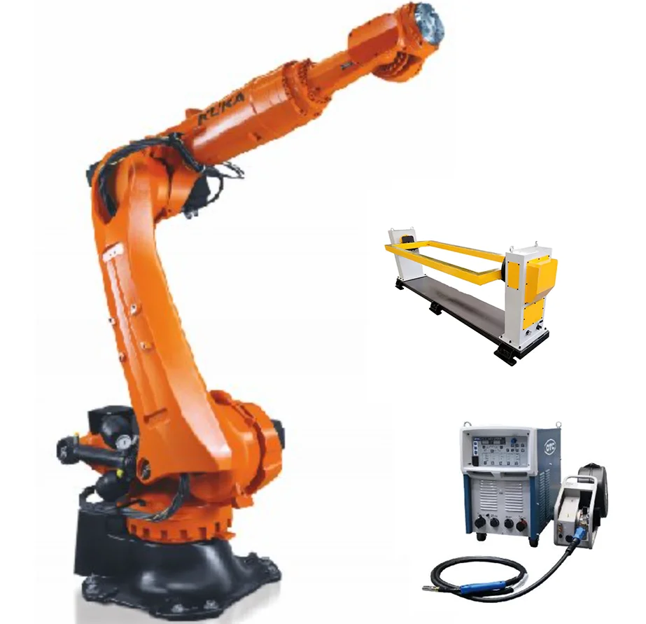 OEM Welding Robot KUKA KR 210 R2700-2 Robot Arm With China Supplier Positioner For Thick Zinc Galvanized Stainless Steel Sheet