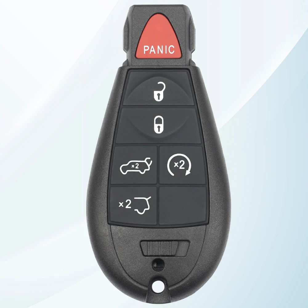 MS 5+1buttons FOR chrysler jeep remote car key 433mhz with 46chip fcc M3N5WY783X factory vehicle fob replacement blank auto fob