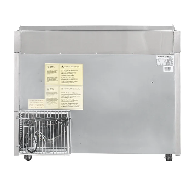 High Quality 304 Stainless Steel Commercial Pizza Refrigerator Fridge Refrigerator Salad Table