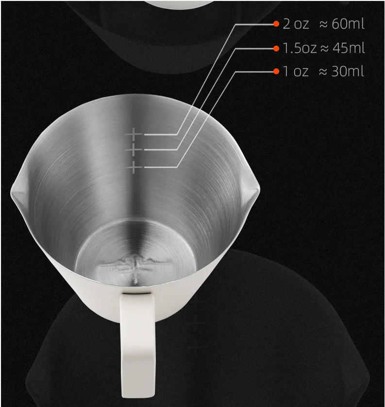 MHW-3BOMBER 304stainless steel measuring cup coffee cup milk cup
