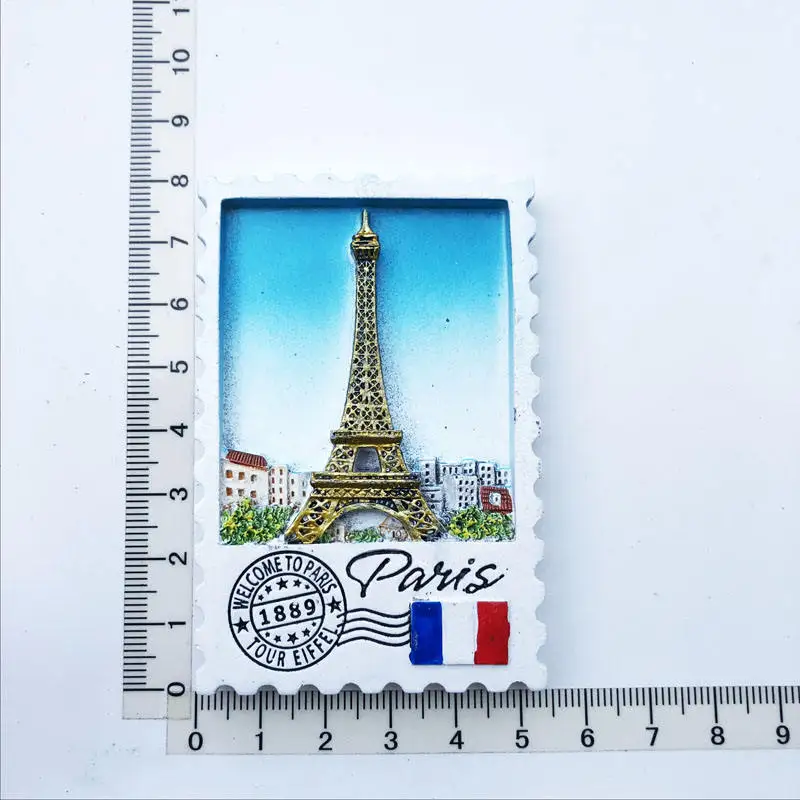 France new Paris tower Louvre refrigerator magnet stamp modeling new hot home decoration