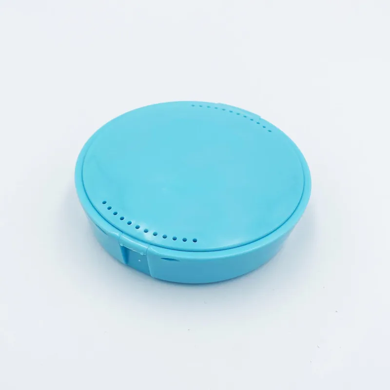Retainer Case with mirror and ventilation holes Retainer Container Partial Denture Storage Box