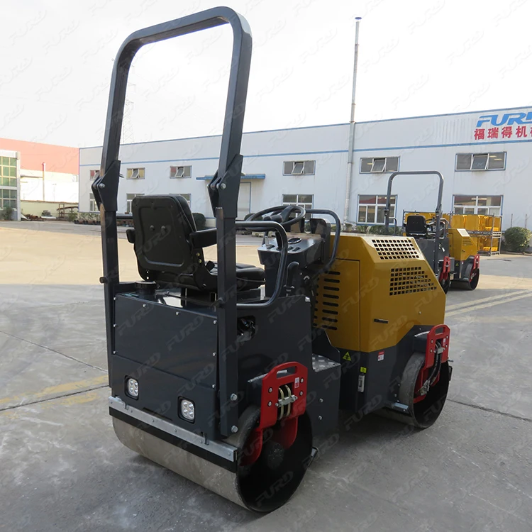 Single drum road compactor roller with tandem walking drive road roller