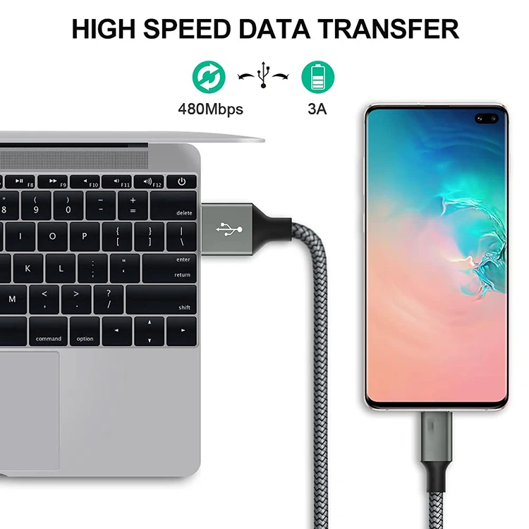  Конкурентоспособная цена от китайского производителя Usb Type C кабель для быстрой зарядки мобильного телефона на