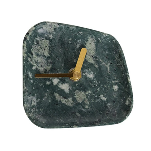 New Simple Nordic Style Clock Marble Desk & Table Digital Alarm Clock Home Decor