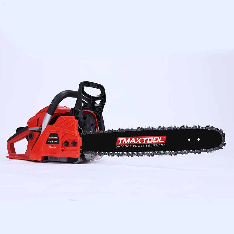 Tmaxtool 2400W gasoline single cylinder 20 inch industrial chain saw 63.3cc heavy duty motosega gas tree cutting chainsaw